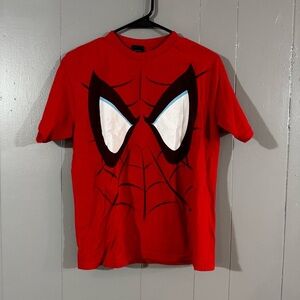 Vtg Spider-Man T Shirt XXL Y2K Comic Movie Promo Marvel Mad Engine Distressed